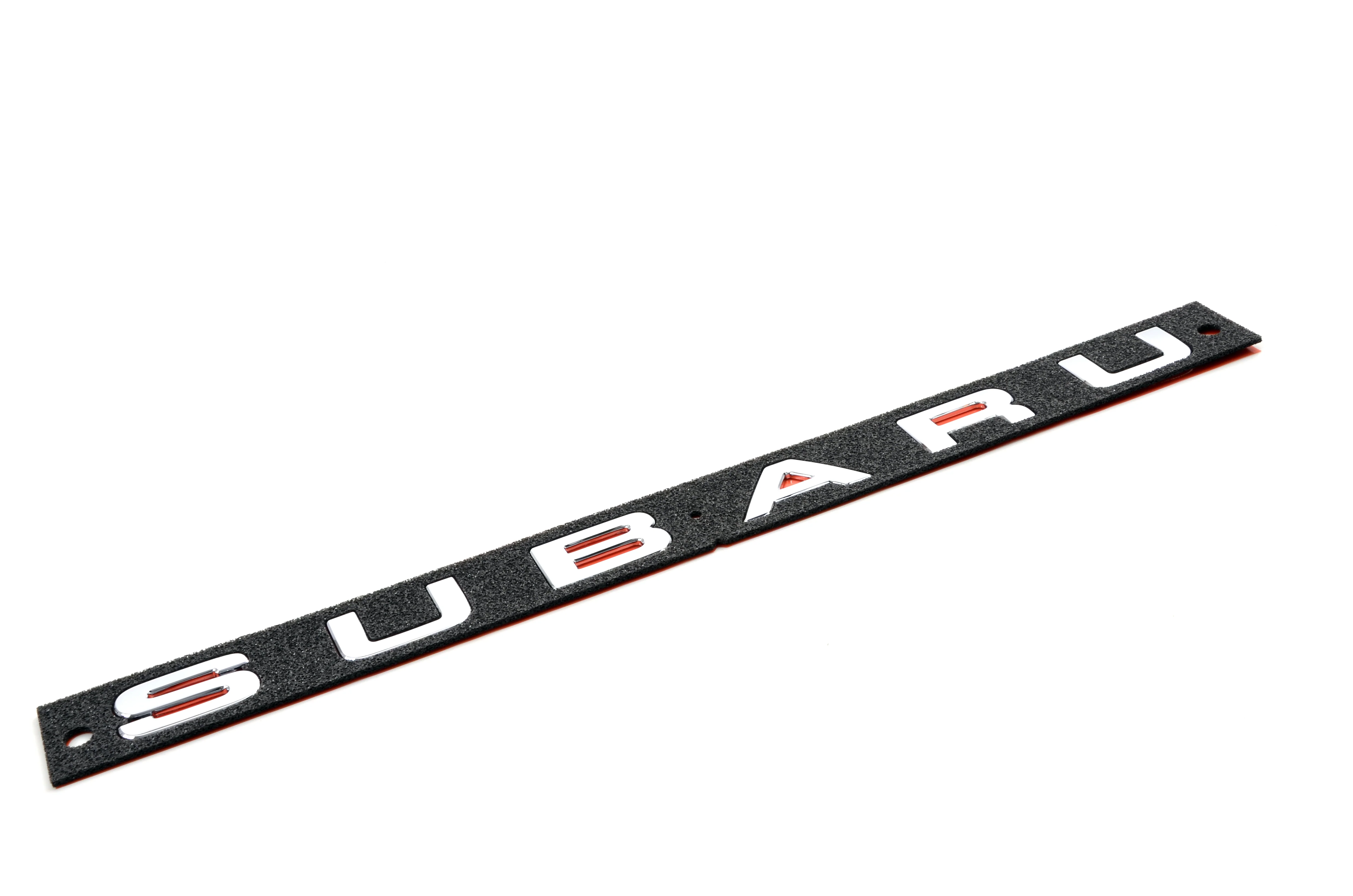 Chrome Subaru Boot Badge Decal - Image 2