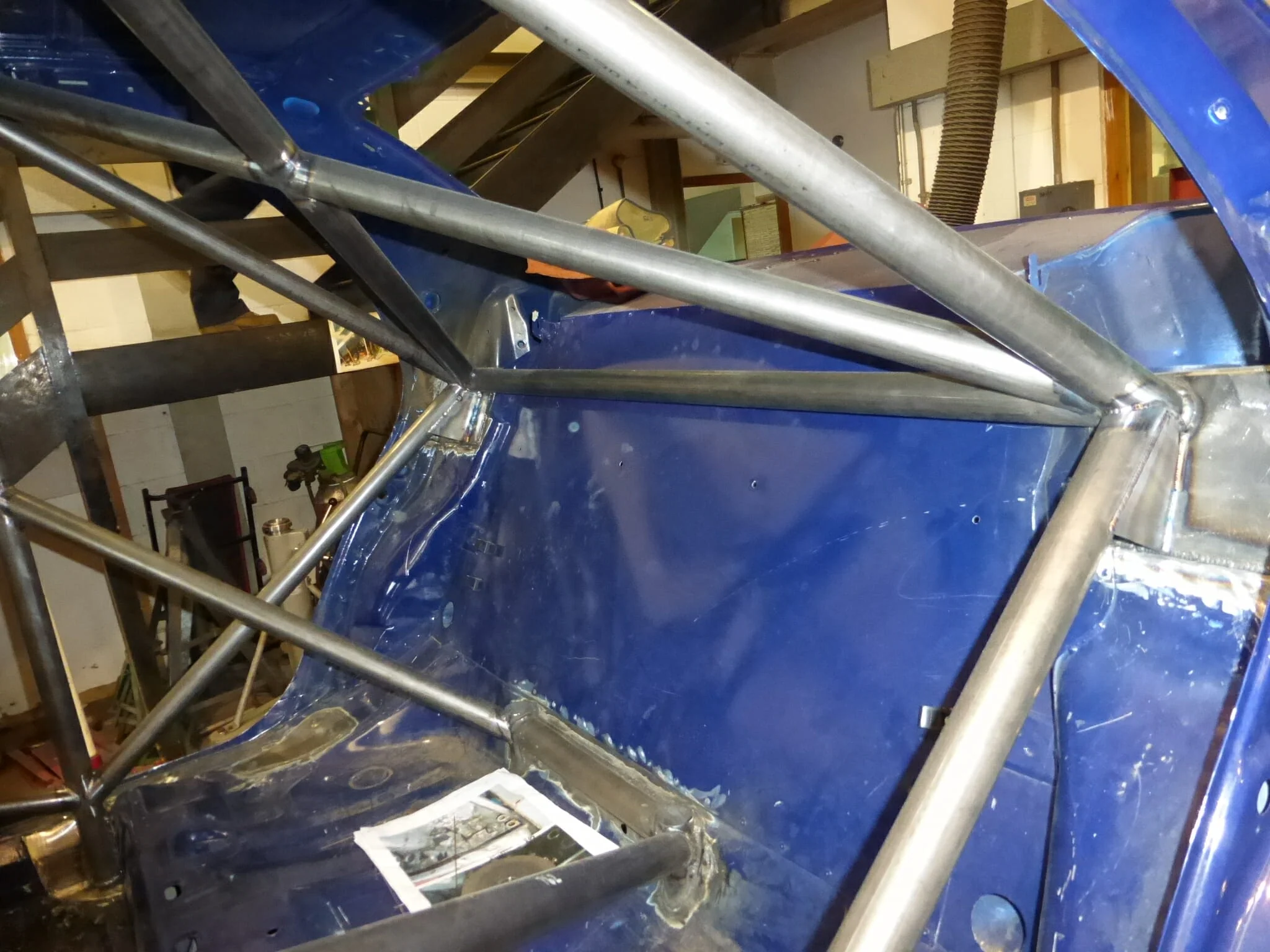 Custom Cages Subaru Impreza GC8 4 Door "Factory Style" Multipoint T45 Weld-in Roll Cage - Image 3
