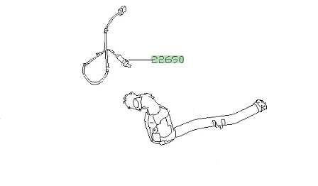 Genuine Subaru Lambda / Oxygen Sensor 1996 - 2001 - Image 3