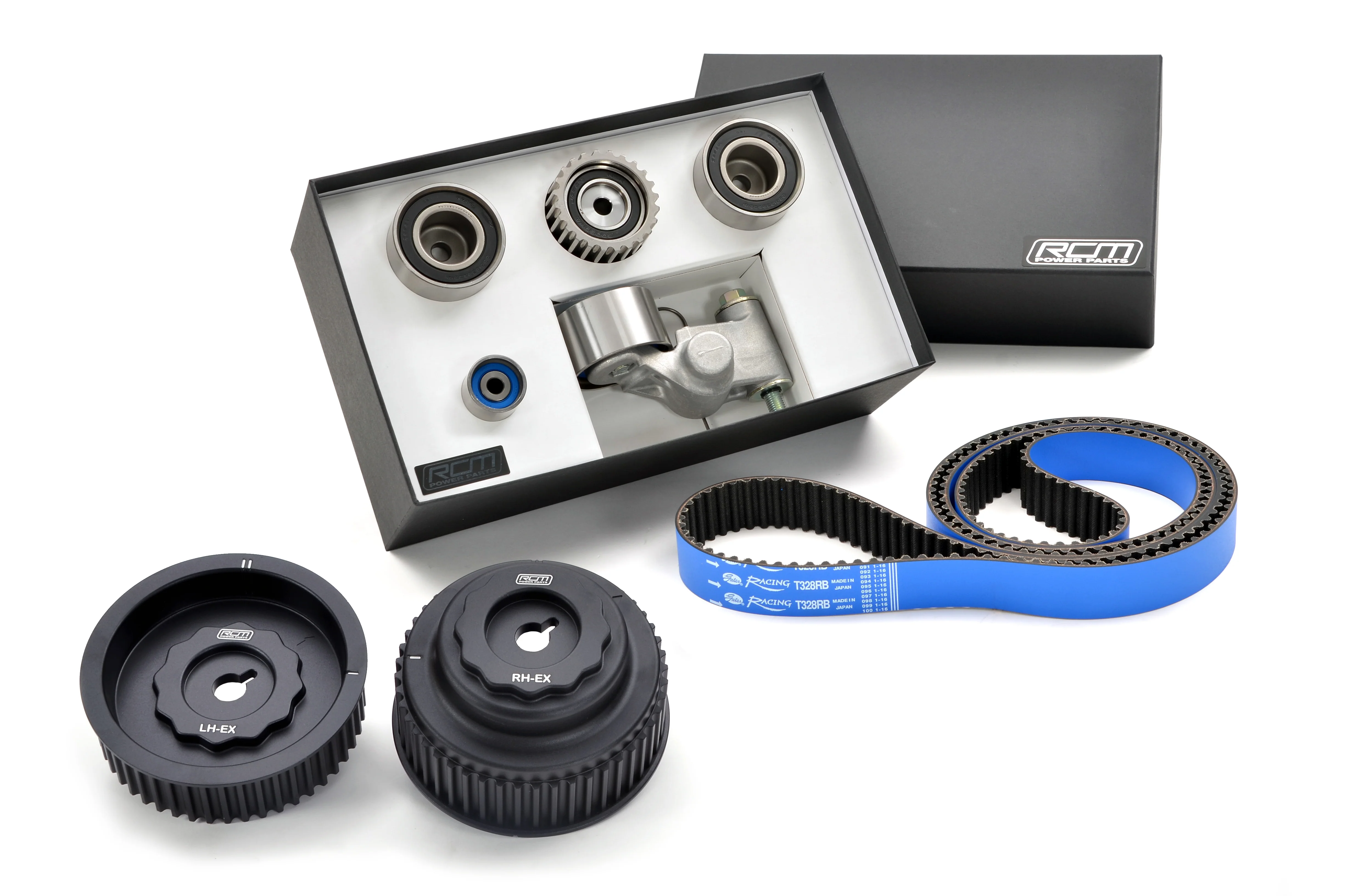 RCM - Gates Racing Timing Belt Kit & RCM Alloy Camshaft Pulley Upgrade 2002MY+ EJ20/22/25