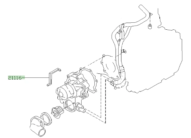 Subaru Water Pump Casting Seal - Image 4