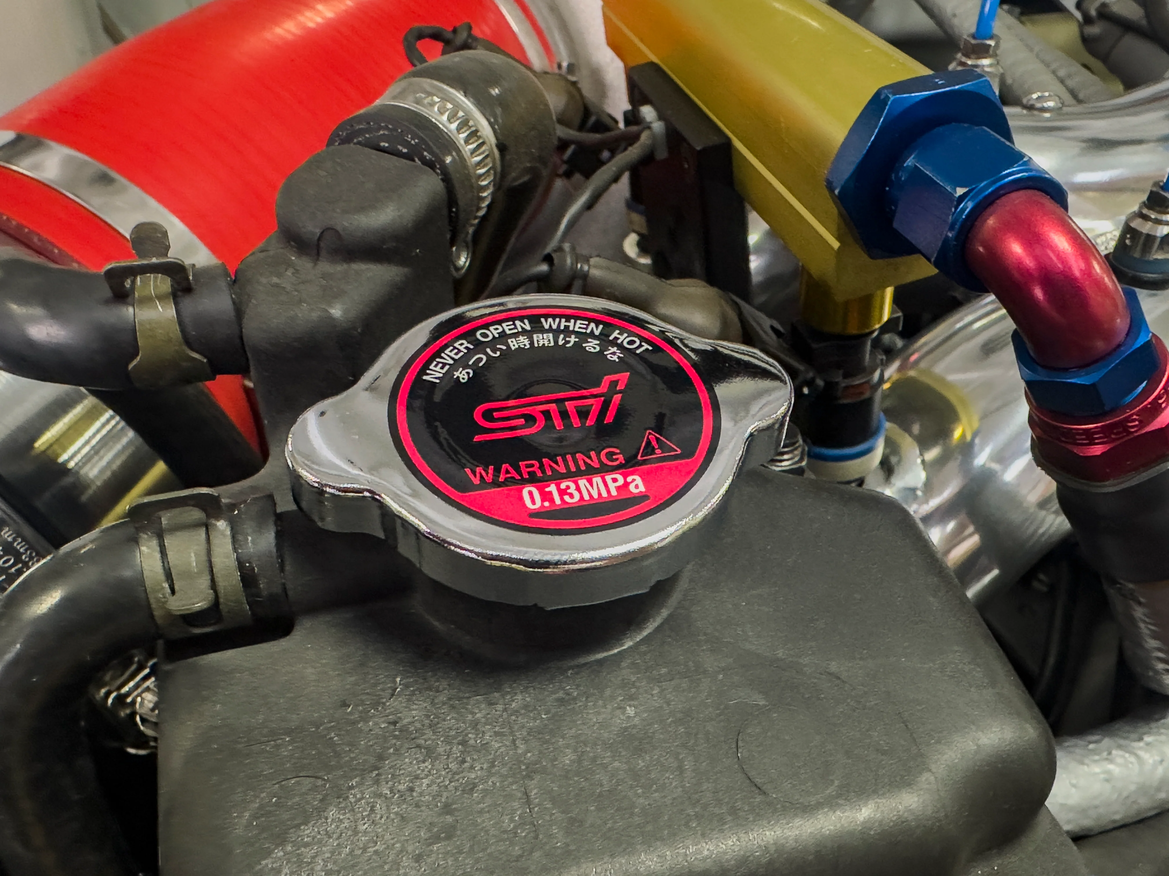 Genuine STI Uprated High Pressure Radiator Cap 1.3 Bar - Image 4