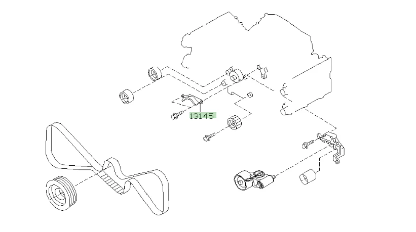 Genuine Subaru Timing Belt Guide - Image 2