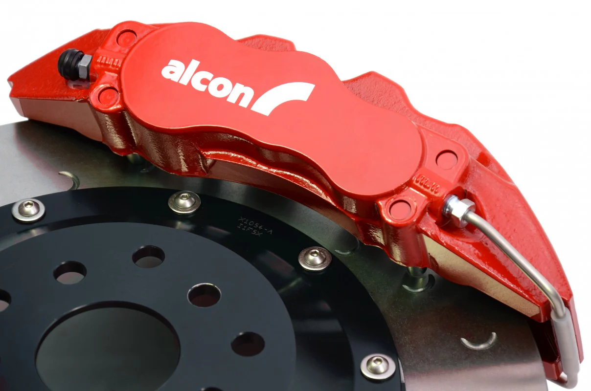 RCM / ALCON 6 Pot Front Brake Kit Red 343mm - Image 4