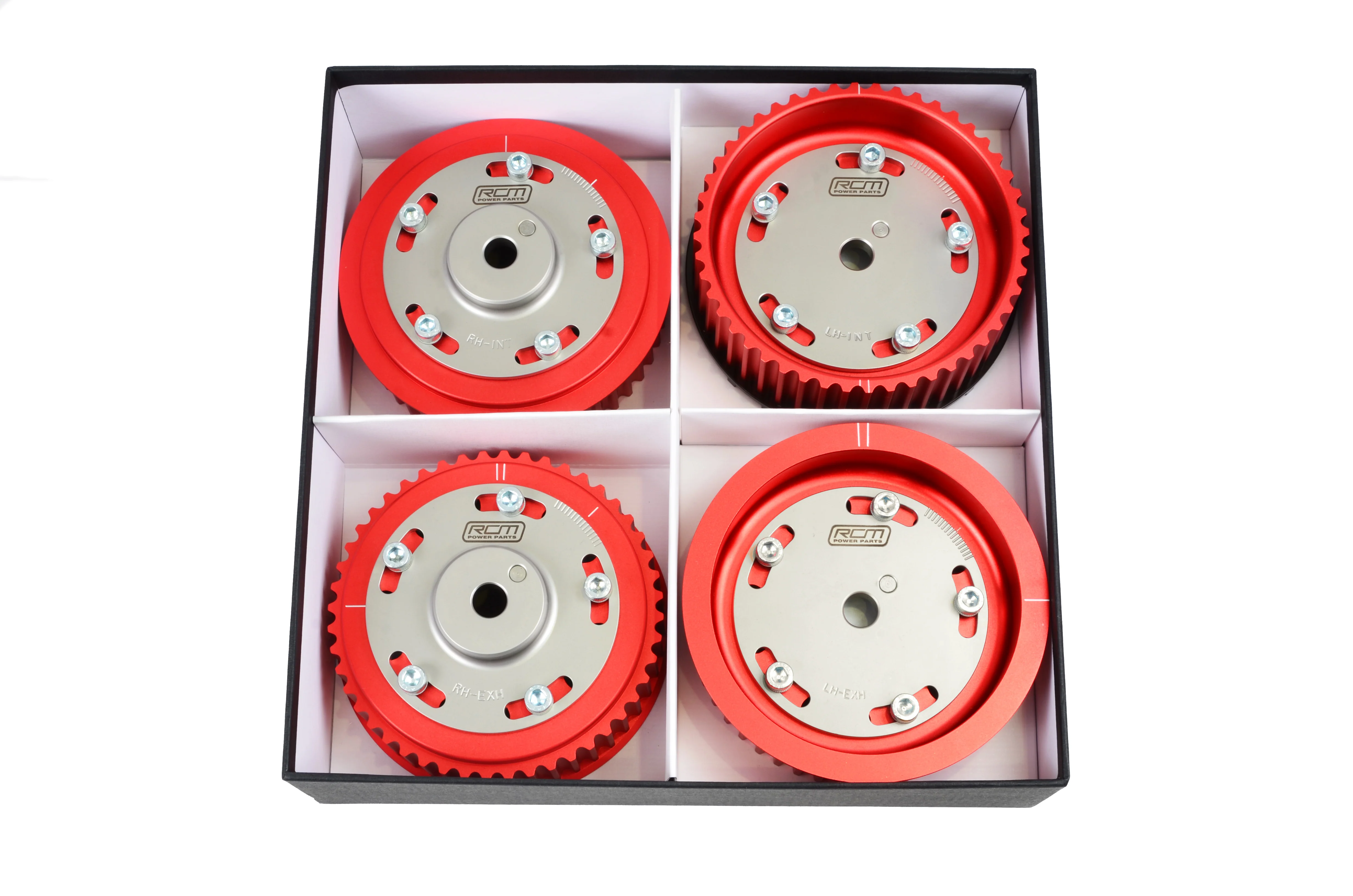 RCM Alloy / Steel Vernier Cam Pulley Set 1996-1998 (V3-V4) - Image 11