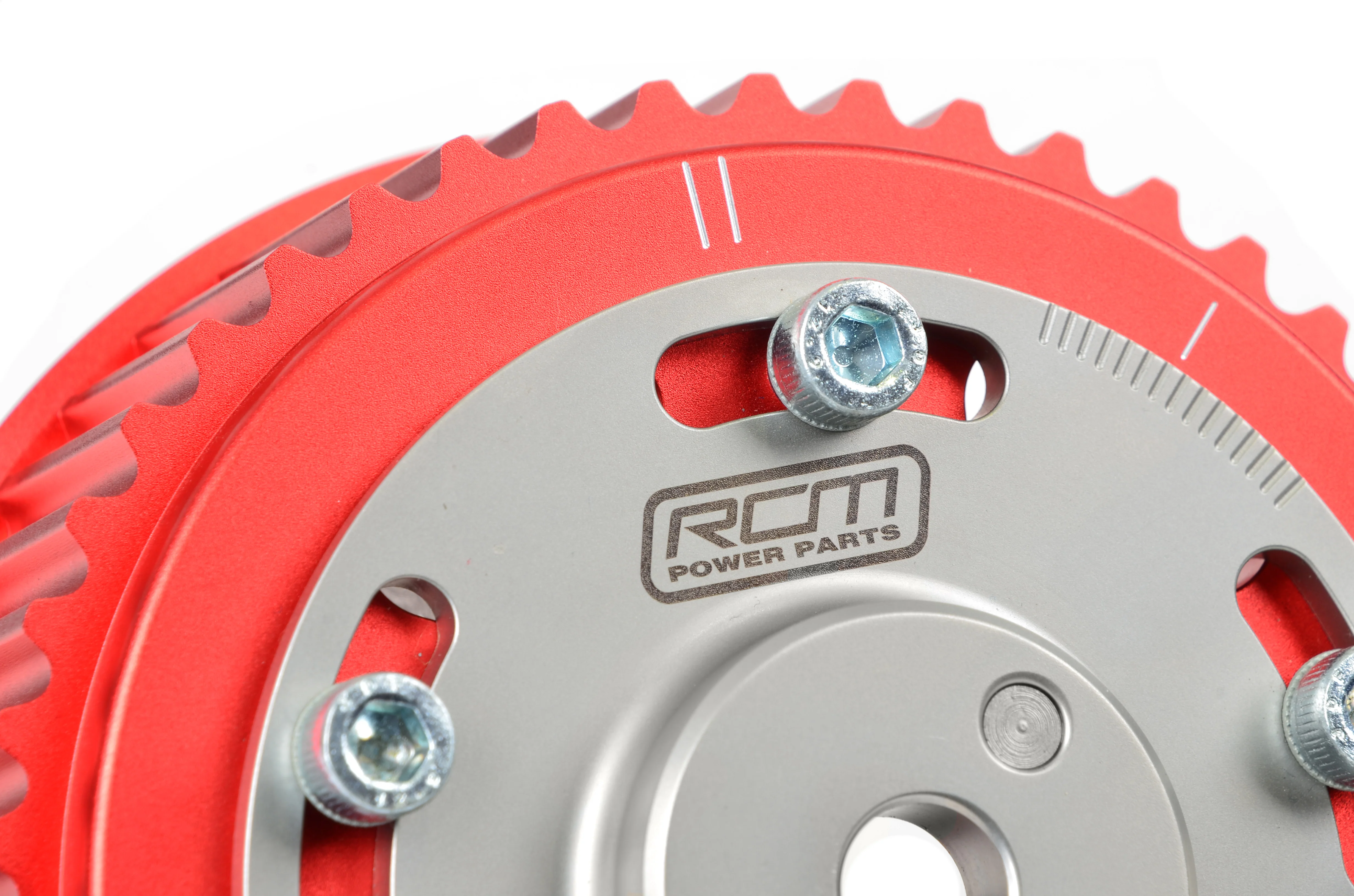 RCM Alloy / Steel Vernier Cam Pulley Set 1996-1998 (V3-V4) - Image 2