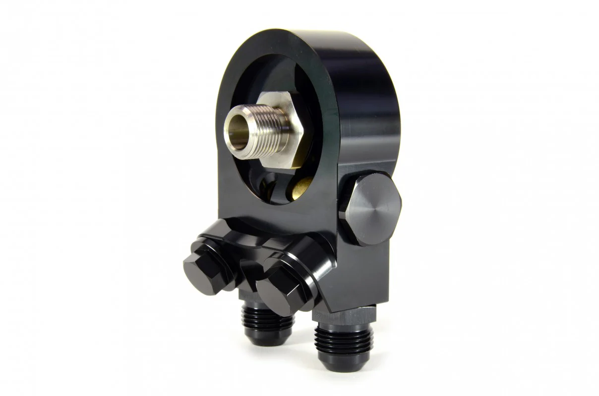 RCM Black Series Dual Port Angled Thermostatic Oil Sandwich Plate - Image 4