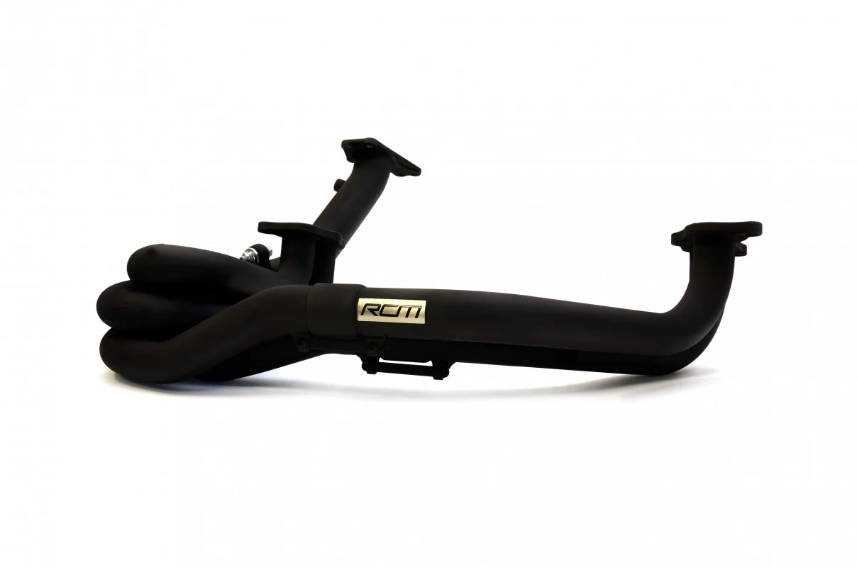 RCM Unequal Black Ceramic Coated Exhaust Manifold - Image 3