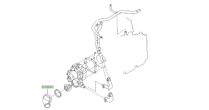 RCM Black Series Subaru Thermostat Housing Kit - Image 9