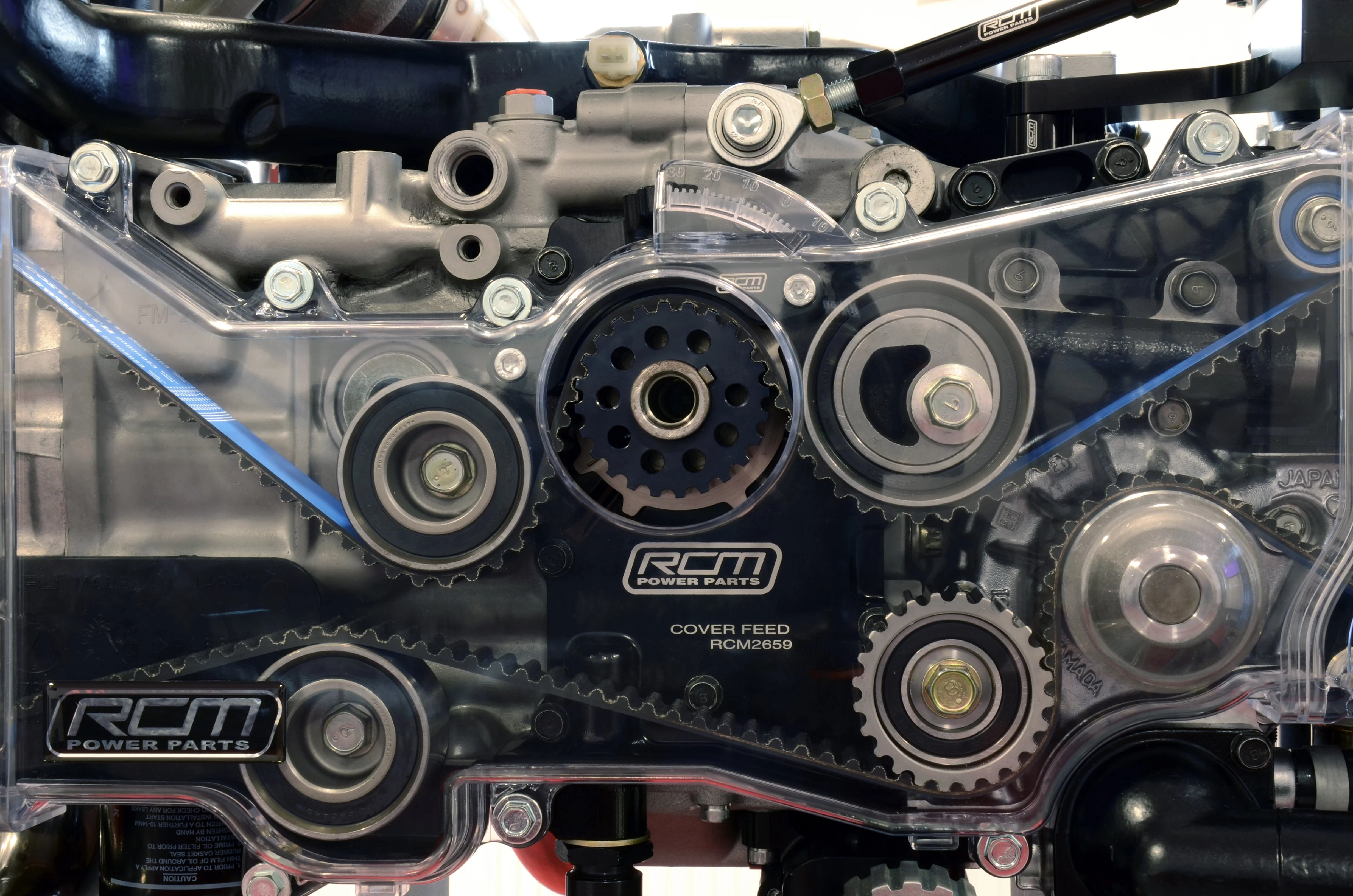 RCM Clear Timing Belt Cover Kit for 2008+ - Image 8