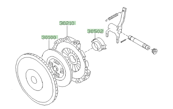 RCM / Subaru OE Standard Replacement Clutch Kit - 6 Speed - Image 3