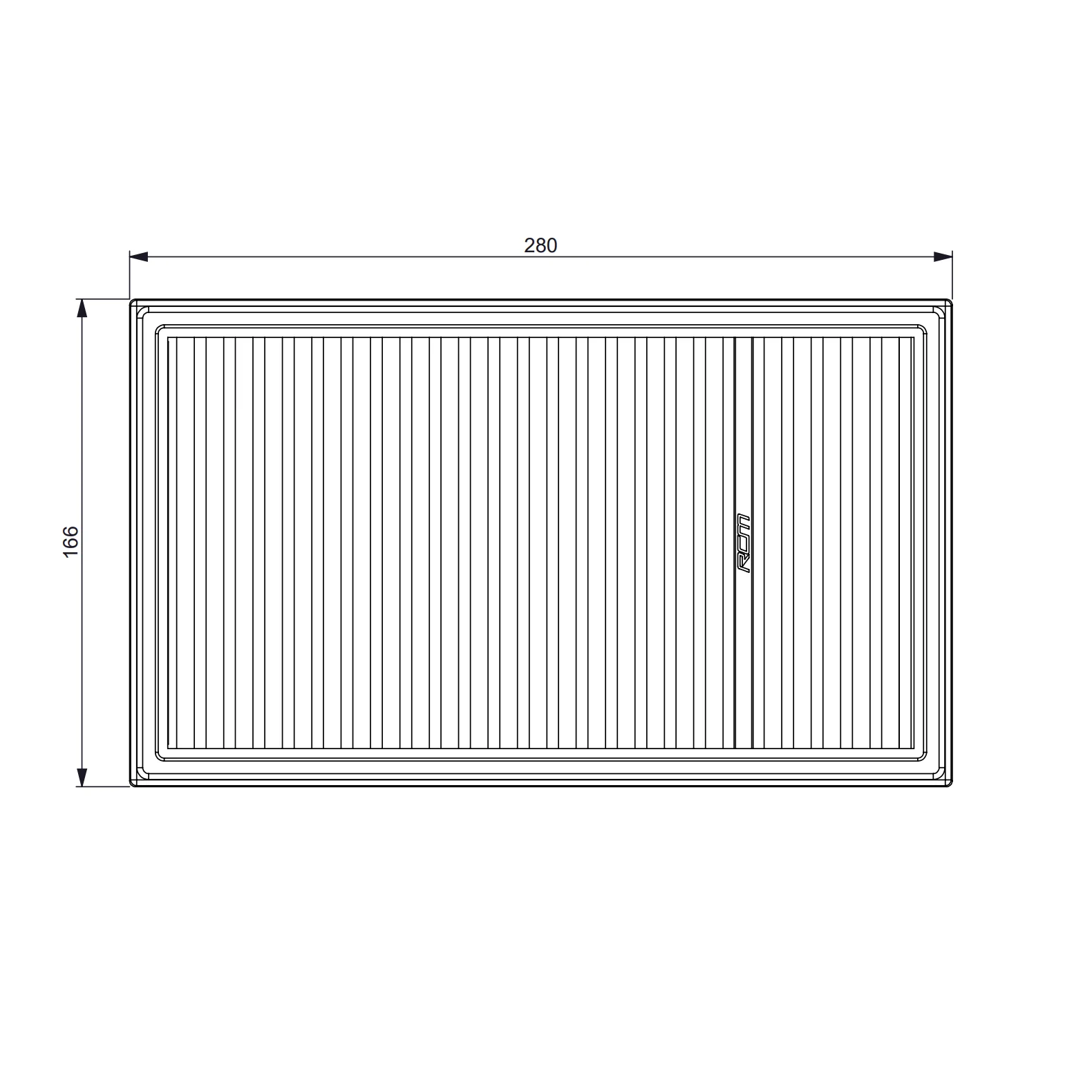 RCM High Performance Panel Air Filter 1992 - 2007 - Image 8