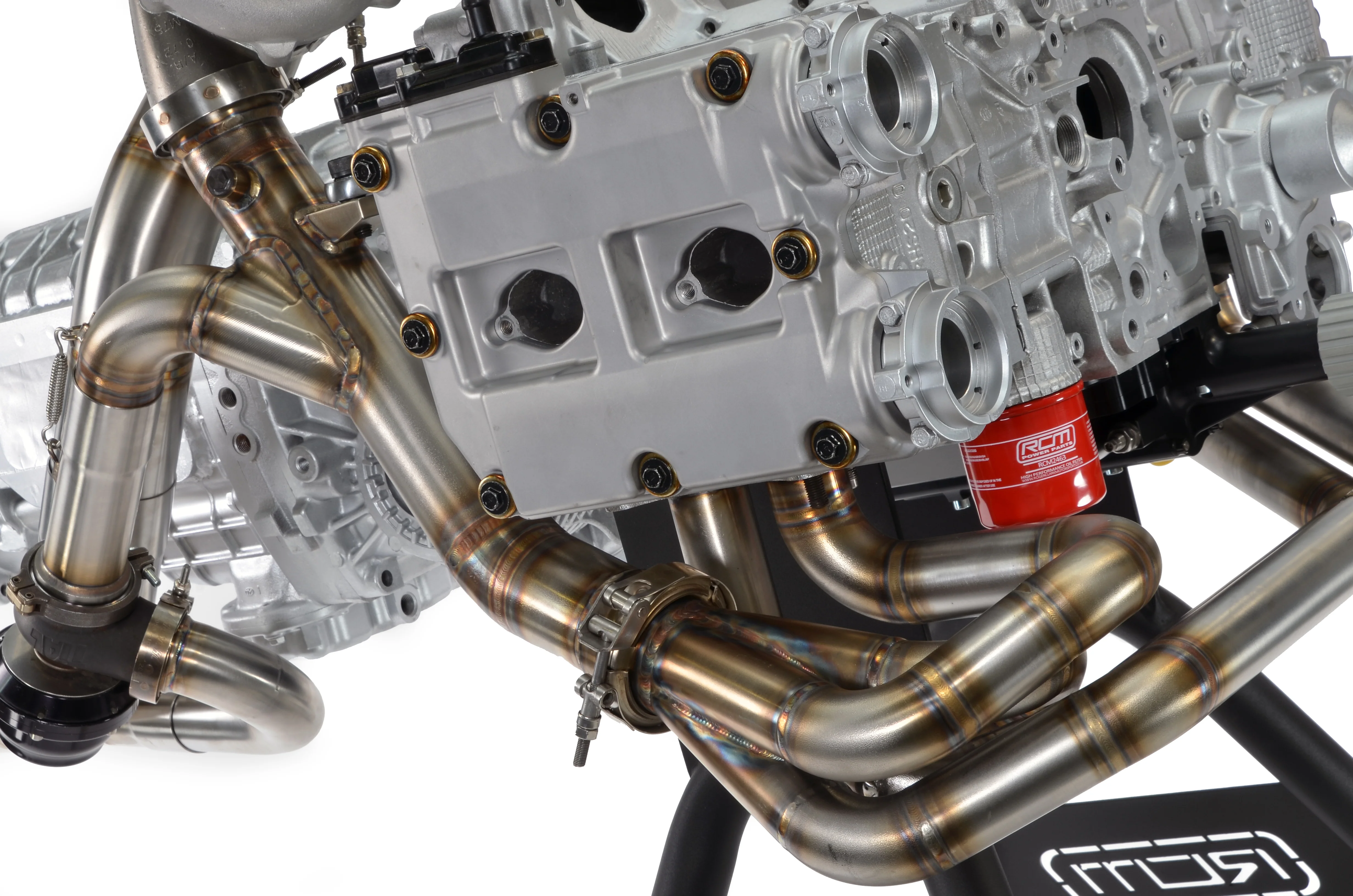 RCM Motorsport V-Band Rotated Turbo Pipework Kit-Garrett Turbo Fitment-2001-2007 Impreza - Image 6