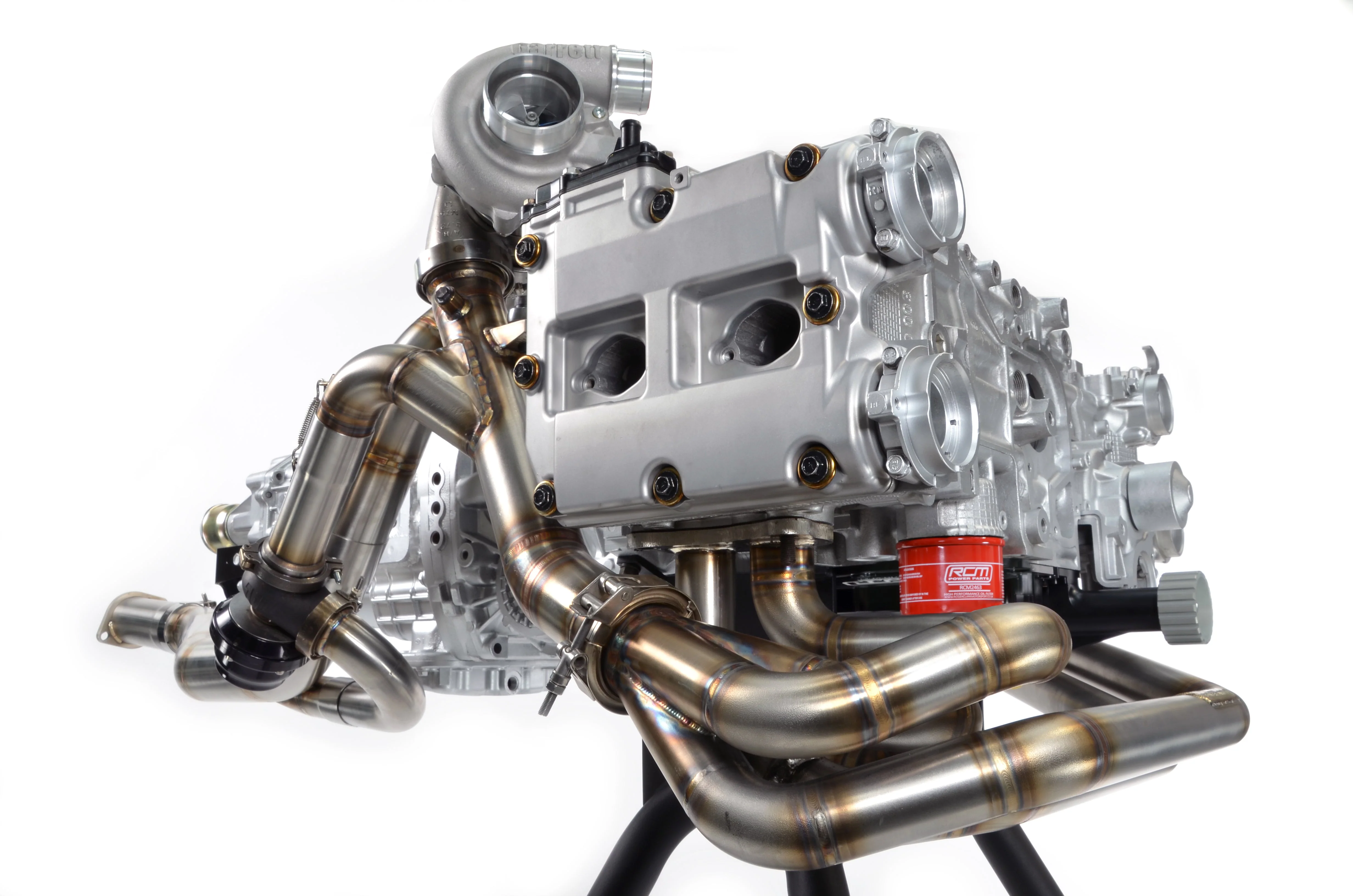 RCM Motorsport V-Band Rotated Turbo Pipework Kit-Precision Turbo Fitment-2008-2013 Impreza - Image 2