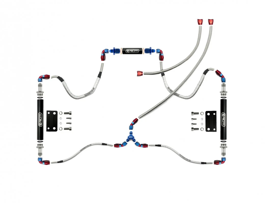 RCM Parallel Fuel Rail Kit / Standard Fuel Regulator (Spec-C Models) - Image 2