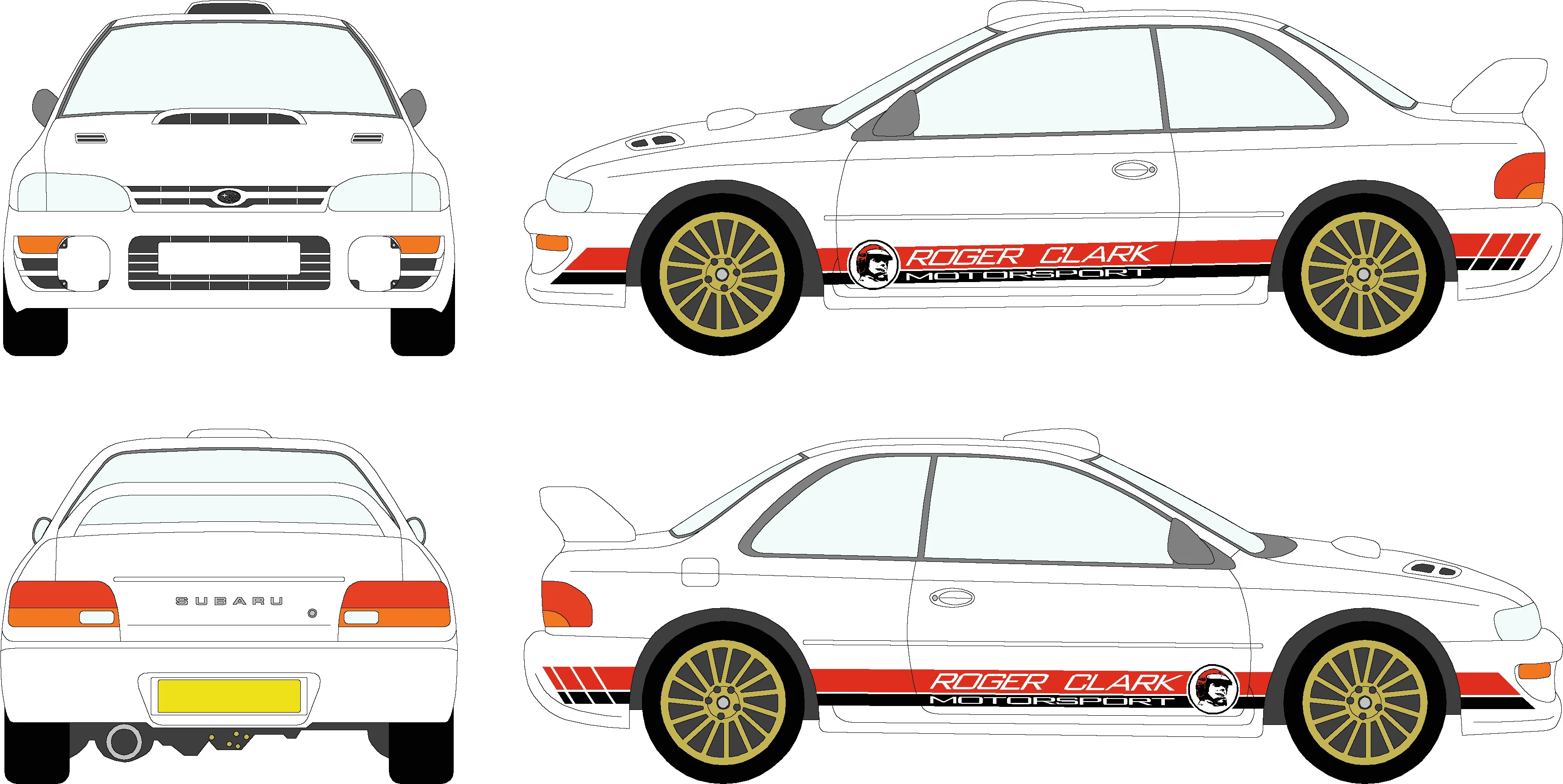 RCM Motorsport Side Decal Kit - Image 3