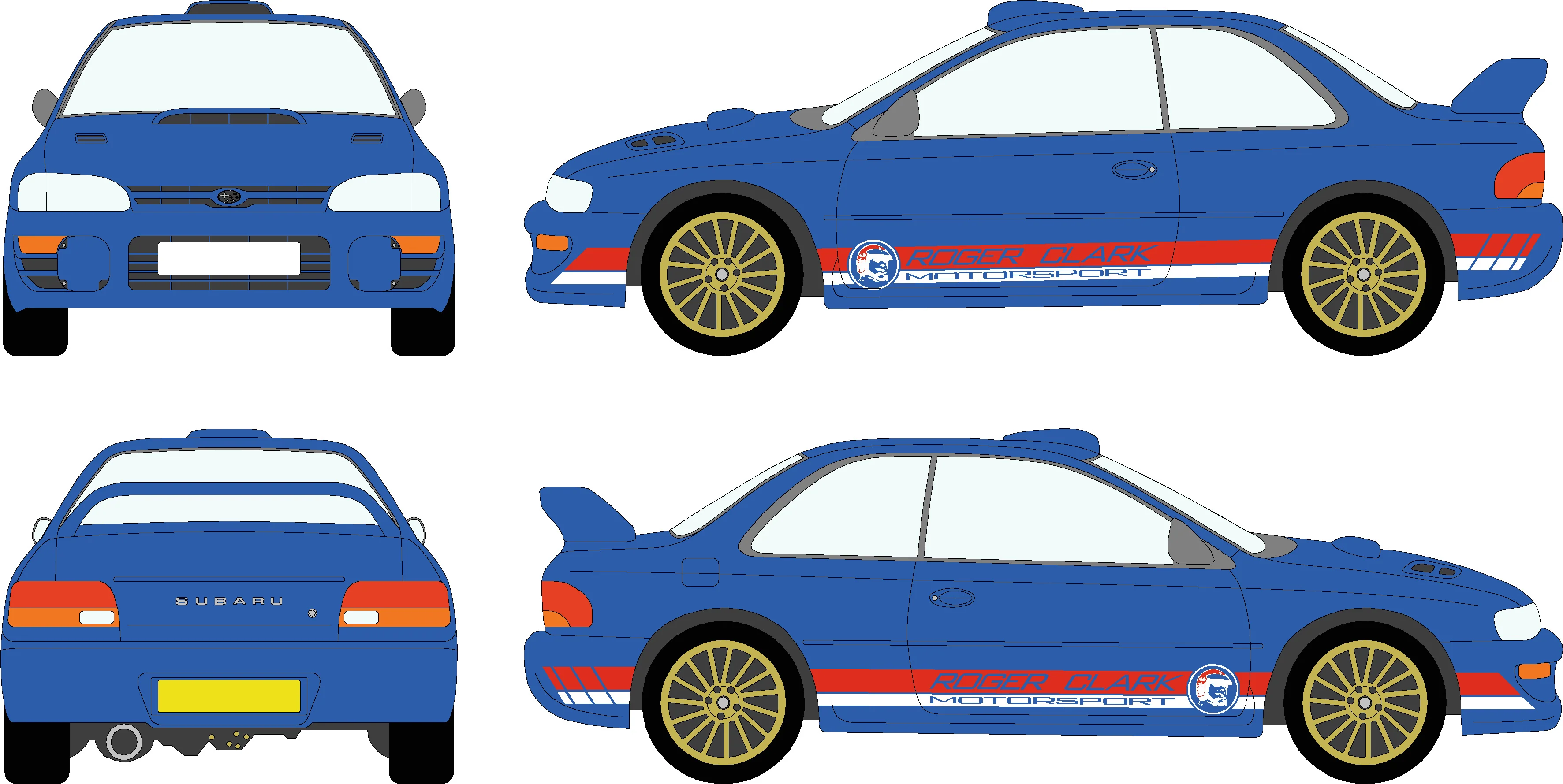 RCM Motorsport Side Decal Kit - Image 4