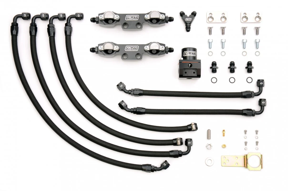 RCM SIDE FEED PARALLEL BILLET FUEL RAIL KIT V3 - V4 - Image 2