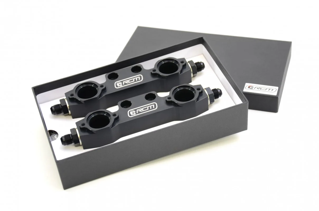 RCM Side Feed Parallel Billet Fuel Rail Pair V1 - V2 - Image 4