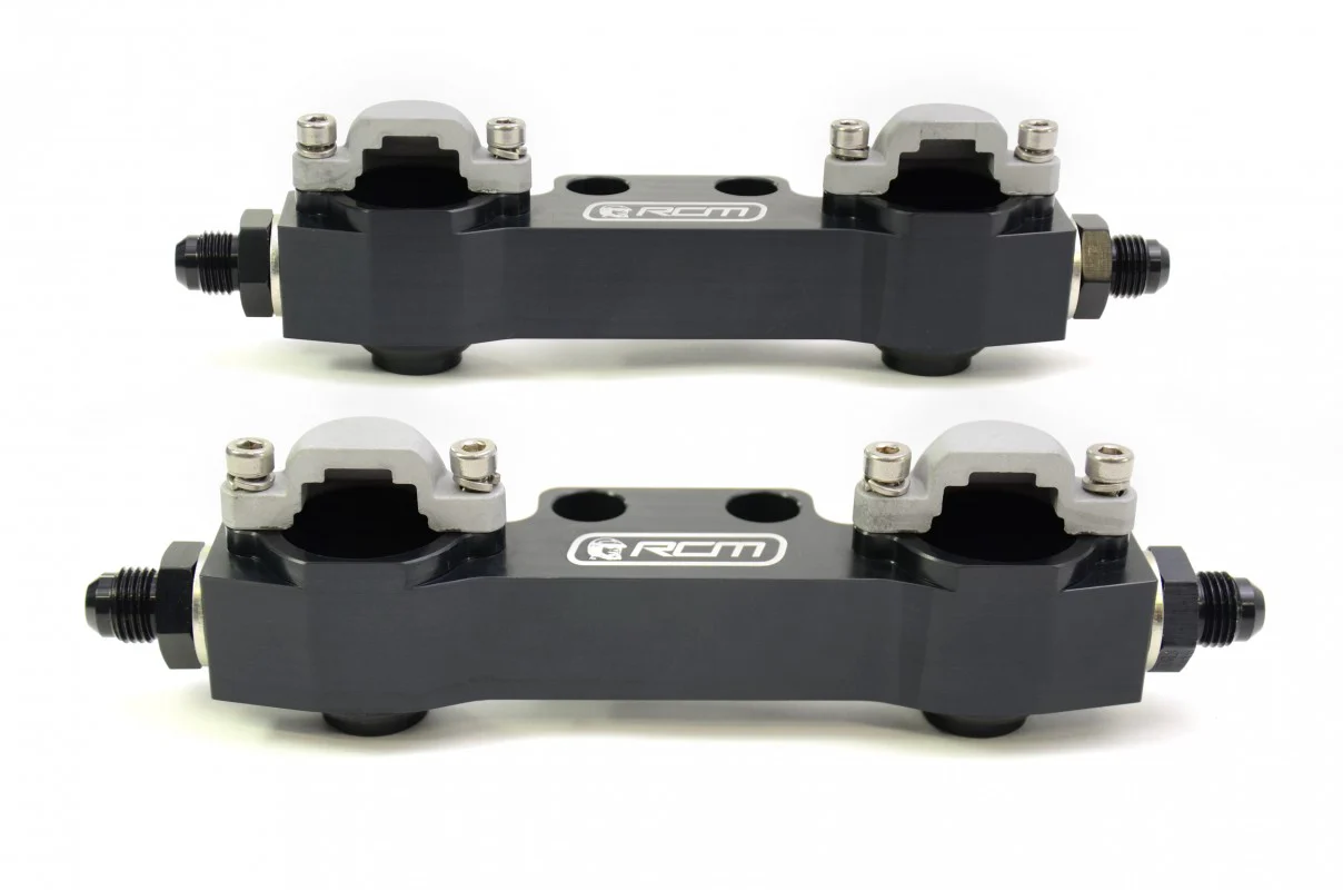 RCM Side Feed Parallel Billet Fuel Rail Pair V5 - V6 - Image 3