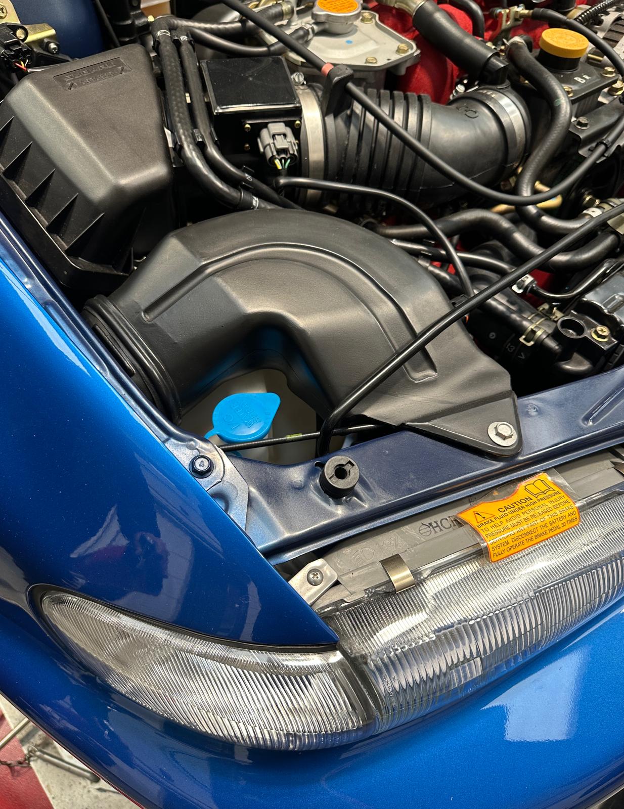 RCM Subaru Impreza Intercooler Spray Bottle Lid GC8 1996-2000 - Image 4
