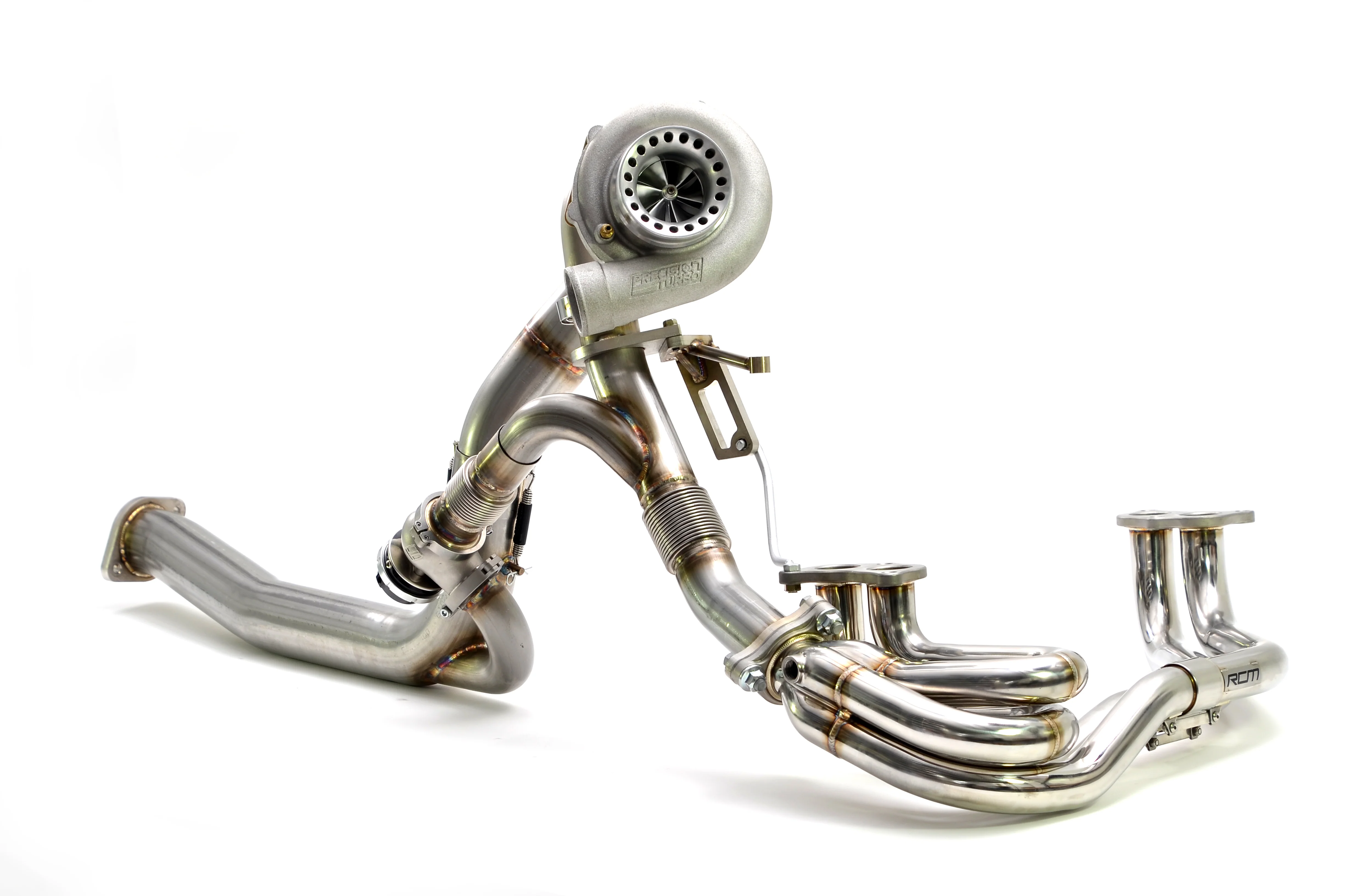 RCM GENII V-Band Rotated Turbo Kit - Precision Turbo Fitment - GC Impreza - Image 6