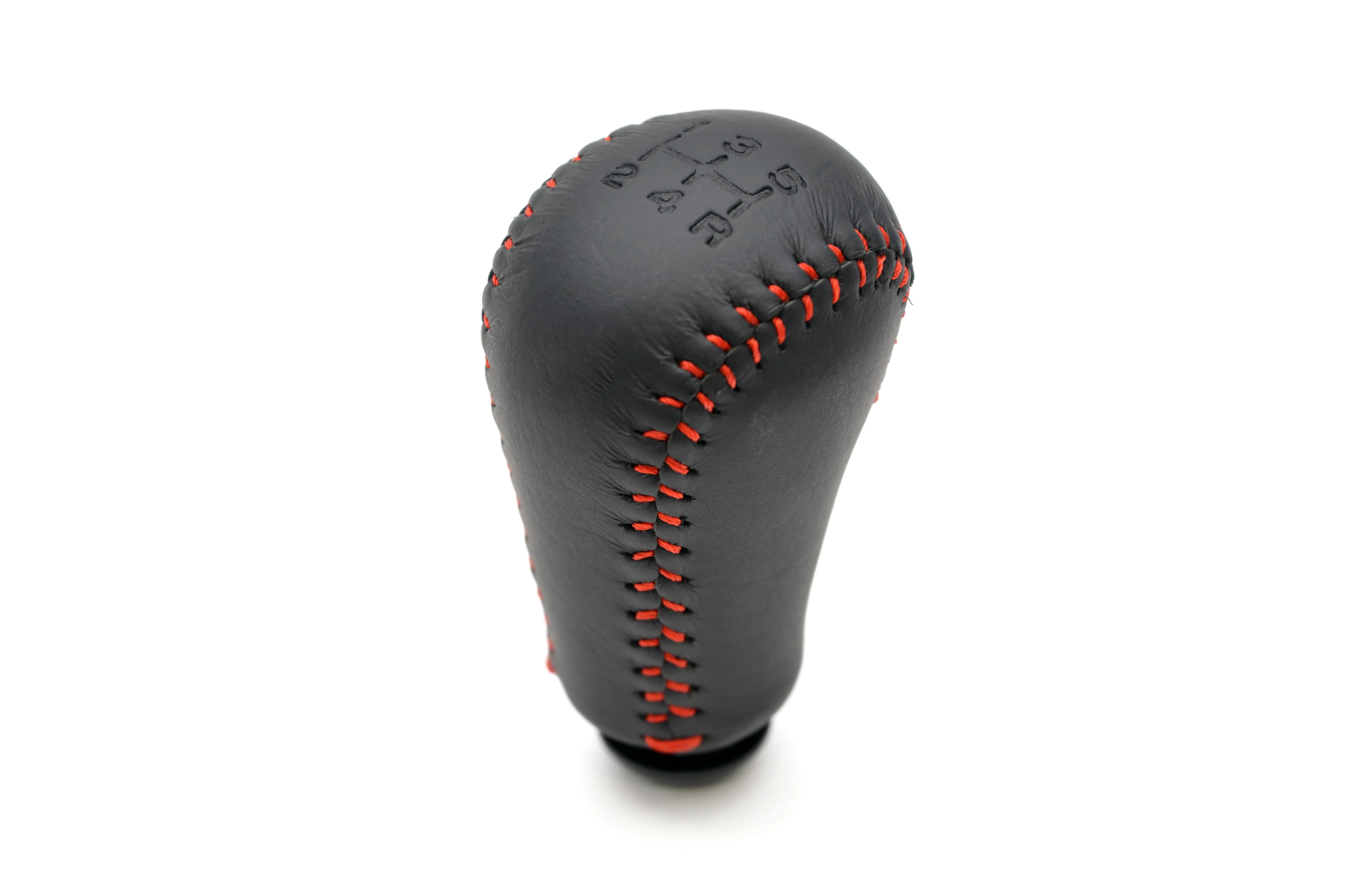 WRX STI 5-Speed Leather Red Stitched Gear Knob & Gaiter Kit - Image 2