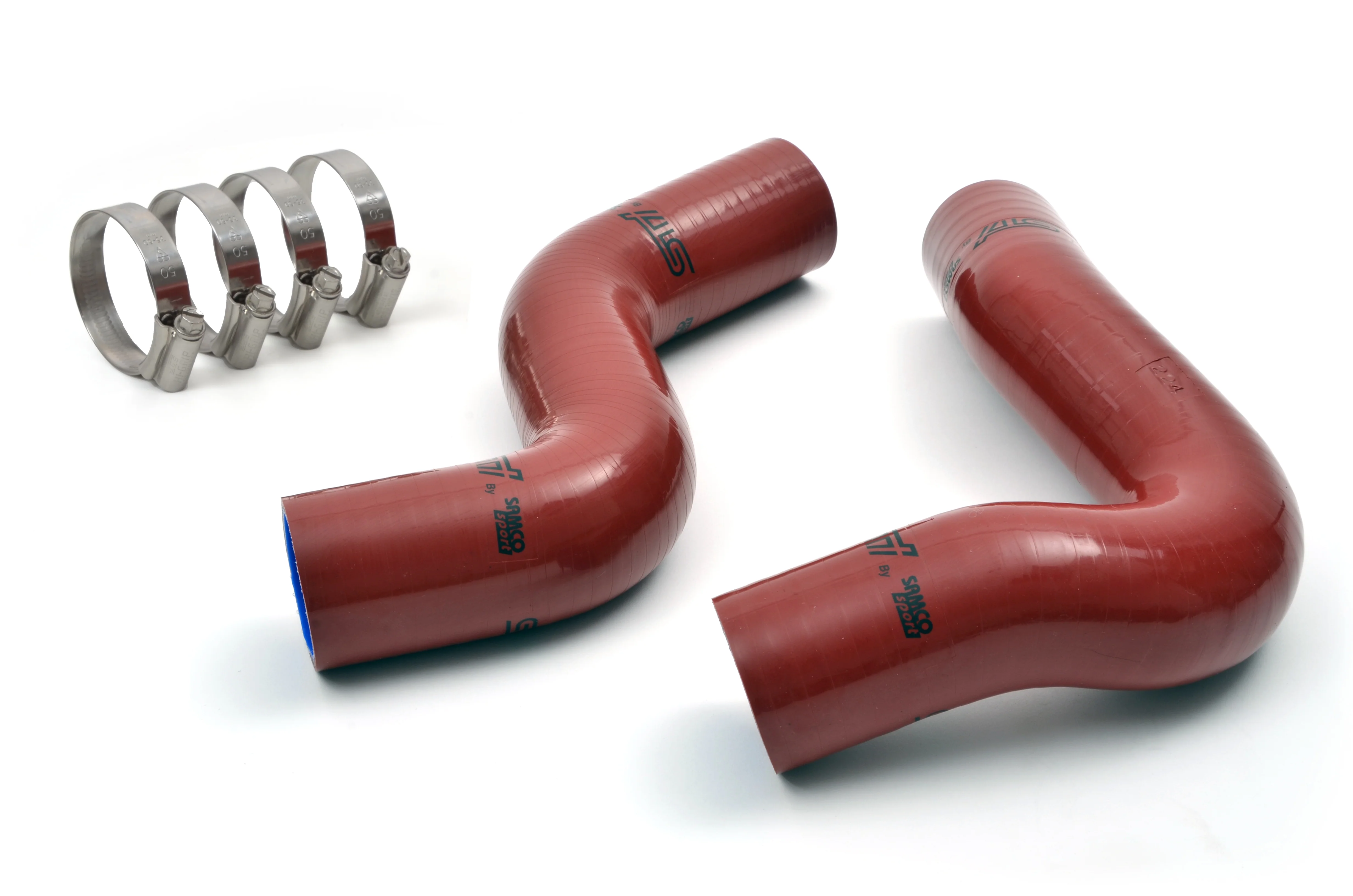 STI by Samco Sport Viper Red Radiator Hose Kit 1992-2000 - Image 2
