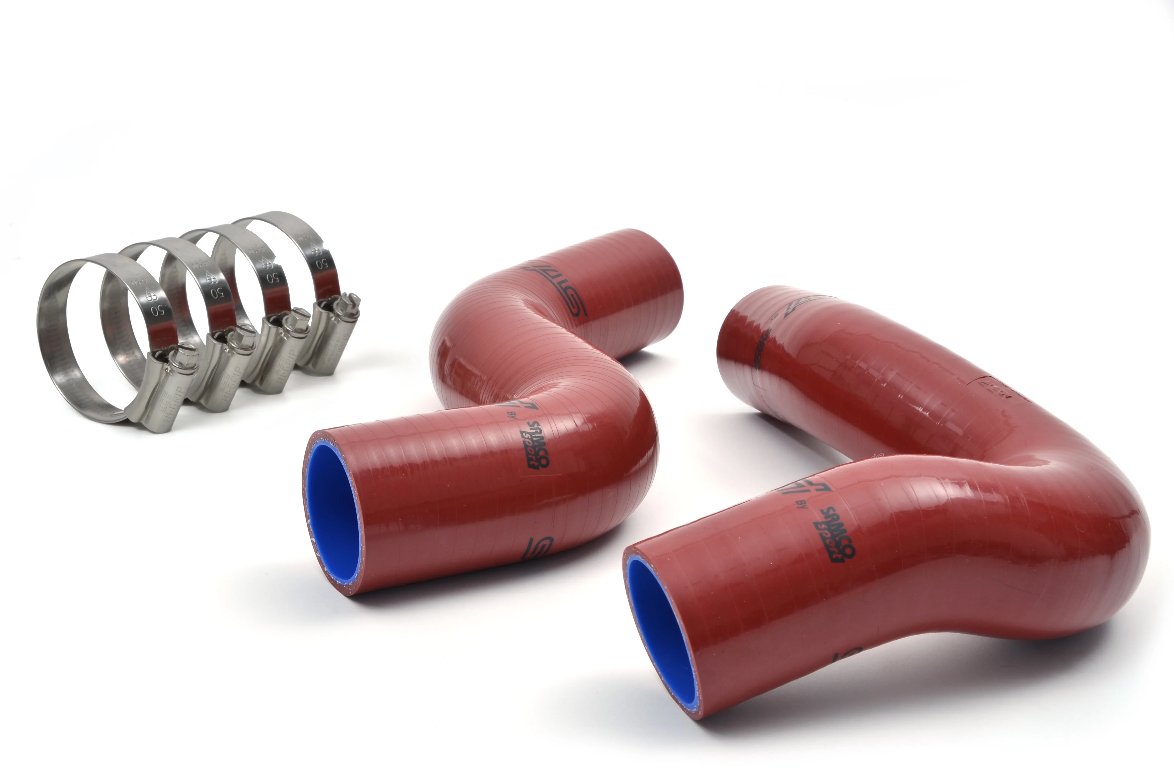 STI by Samco Sport Viper Red Radiator Hose Kit 1992-2000 - Image 3