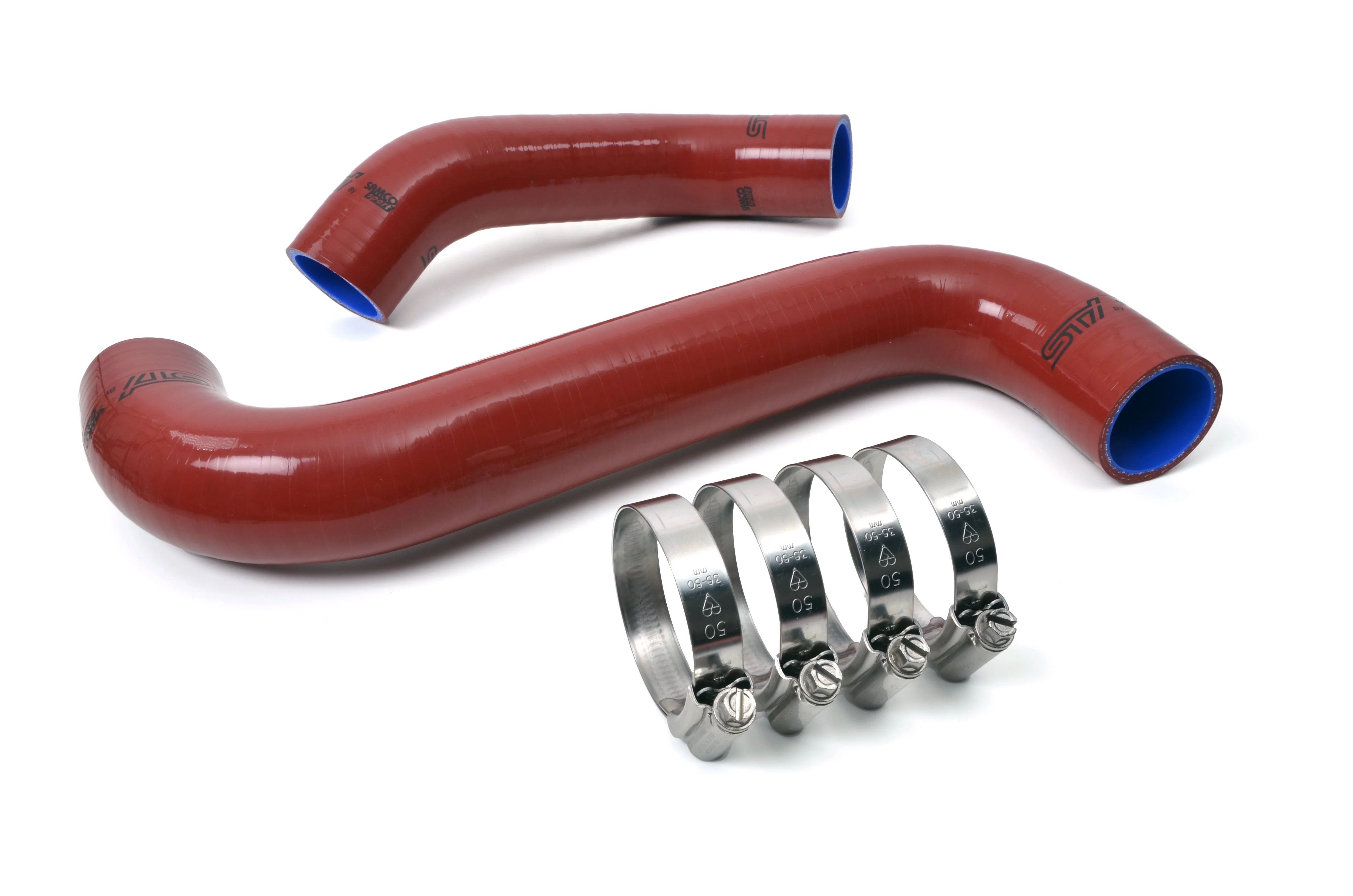 STI by Samco Sport Viper Red Radiator Hose Kit 2008-2017 - Image 4