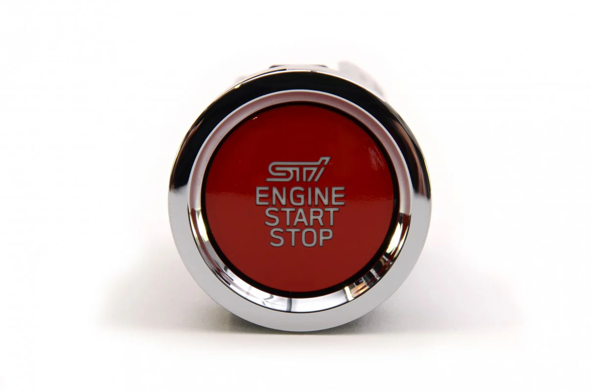 STI JDM Red Push Button Start - BRZ - Image 4