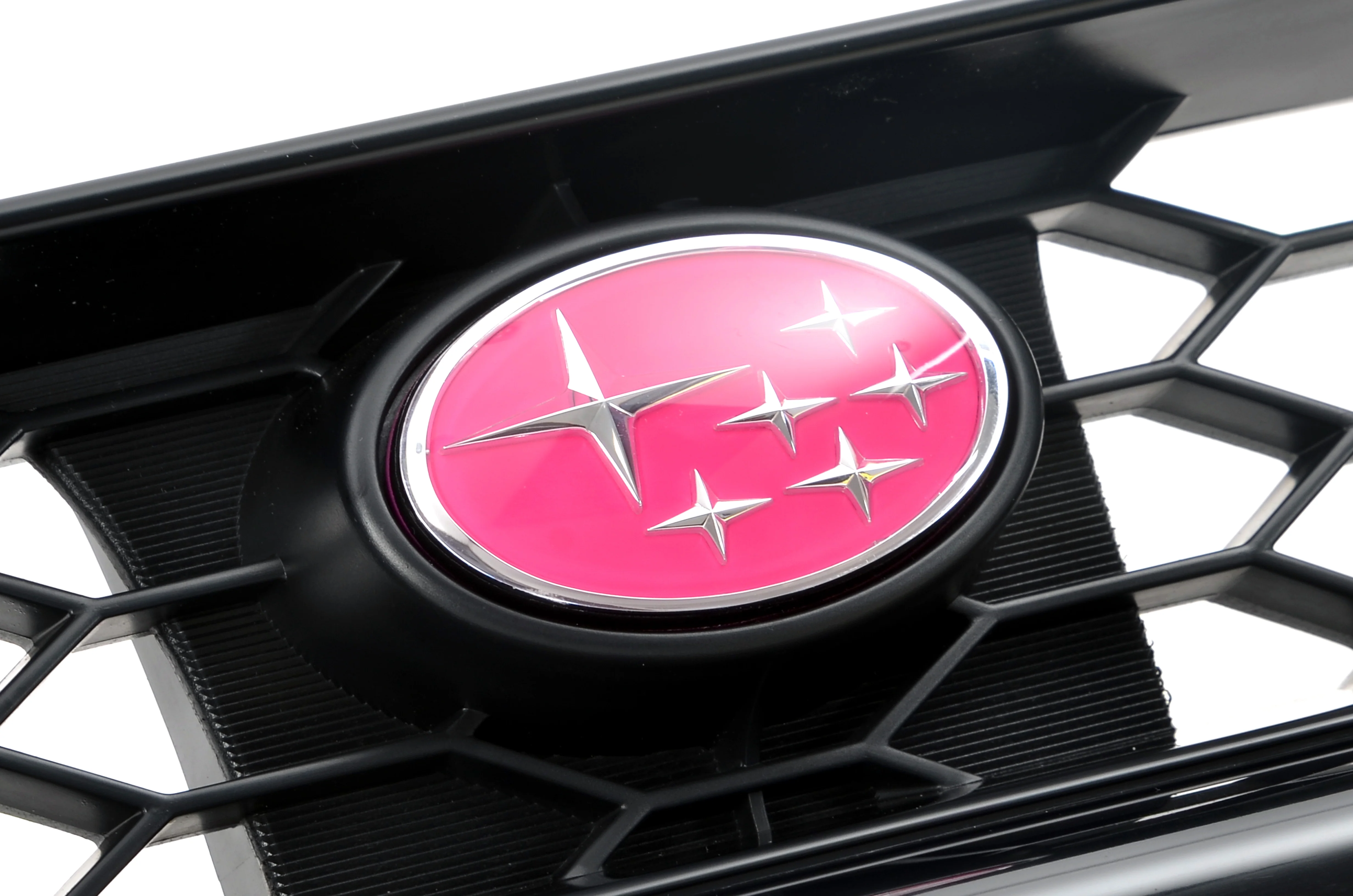 Subaru STI Pink Stars Front Grille Badge - GC8 - Image 2
