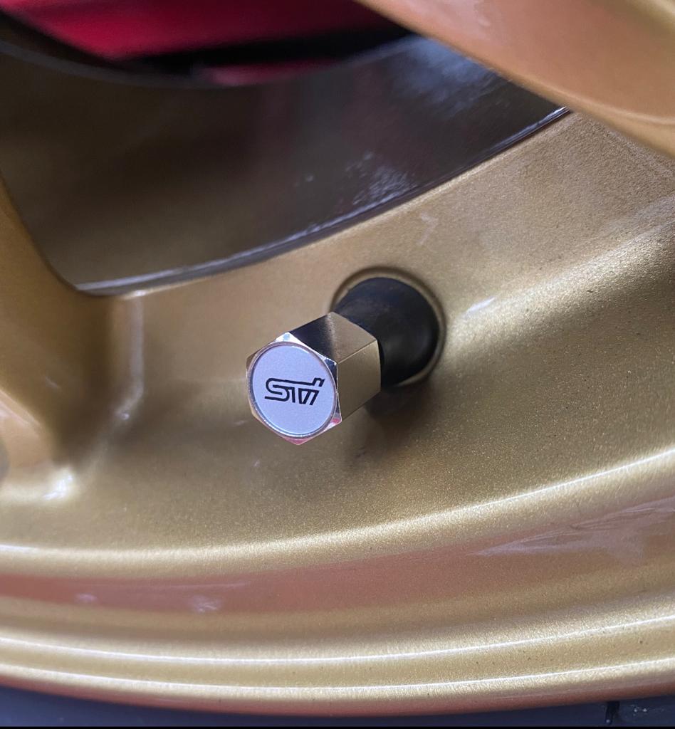 Subaru "STI" Anti Theft Valve Caps - Image 3