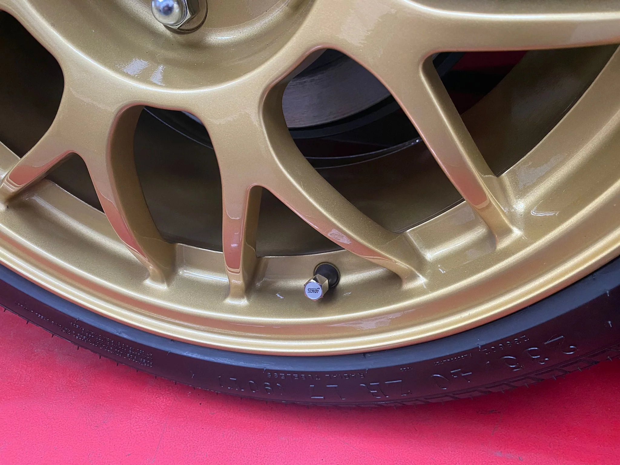 Subaru "STI" Anti Theft Valve Caps - Image 4