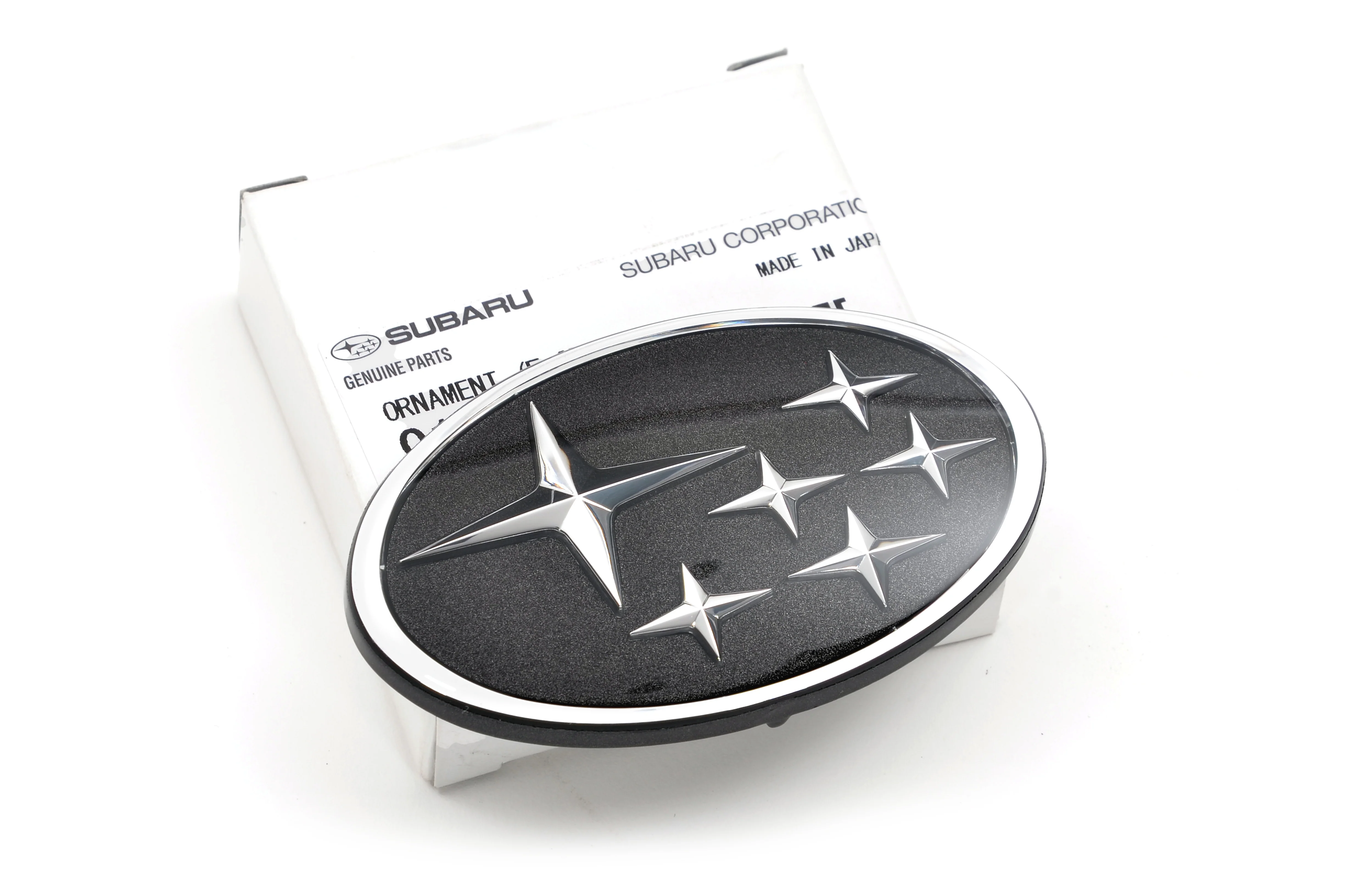 Subaru Stars Front Grille Badge Black - GC8 - Image 3